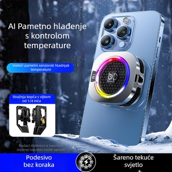 Novi TH16 hladnjak za mobitel s AI upravljanjem temperaturom i poluvodičkim hlađenjem za livestream i igranje