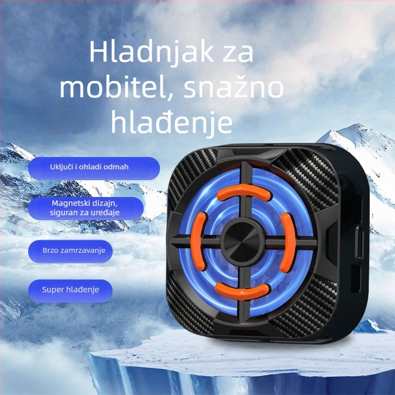 Arctic Space X79 Hlađenje za mobitel – ledeno hlađenje s kontrolom temperature, zračno hlađenje s poluvodičkim hlađenjem, magnetsko hlađenje, za pametne telefone i game kontrolere