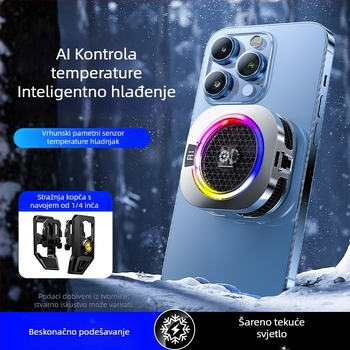 TH16 magnetski hladnjak za mobitel s poluvodičnim rashladnim radijatorom, stražnji klip za igranje