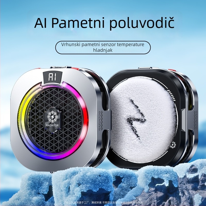 TH16 magnetski hladnjak za mobitel s poluvodičnim rashladnim radijatorom, stražnji klip za igranje