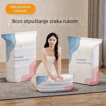 3D vakuumske vreće za kućnu upotrebu – bez pumpe, dvostrane namijenjene za kompresiju i oslobađanje zraka, za sezonsku odjeću i deke