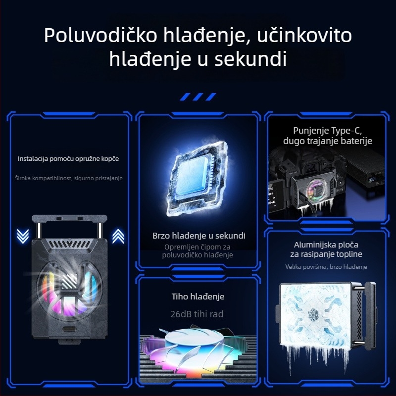 Poluvodički hladnjak za bezogledne fotoaparate Sony, Fujifilm, Canon