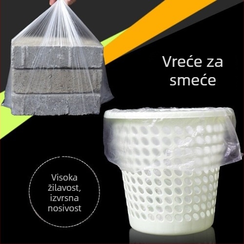 Bijele vrećice za smeće za hotel, veličina 45×45×50 cm