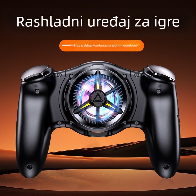 JK01 mobilni kontroler za igre s poluvodičkim hladnjakom za hlađenje, Bluetooth, Type-C, za Android i iPhone, bez vibracija