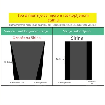 Ekstra velike i debele komercijalne vreće za smeće, 50 kom.