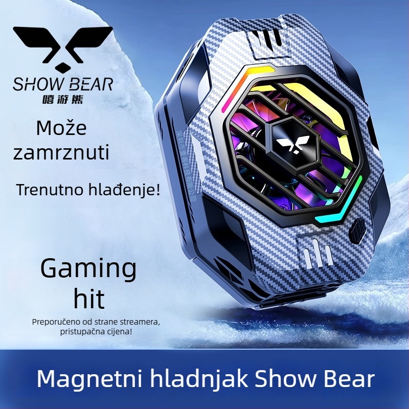 Hip-Hop Bear LS01 hladnjak za mobitel s LS02 magnetskim poluvodičkim hladnjakom