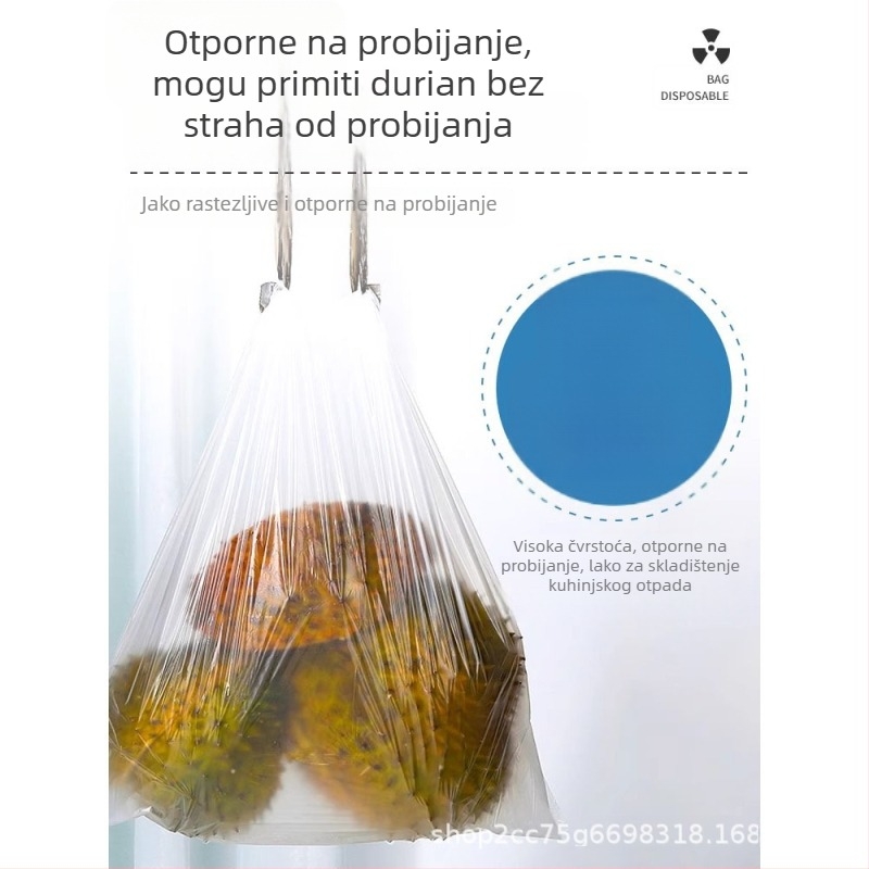 One Sail kućne jače vreće za smeće sa šnuralom, zlatno izdanje nadogradnja, velike veličine, 60 komada