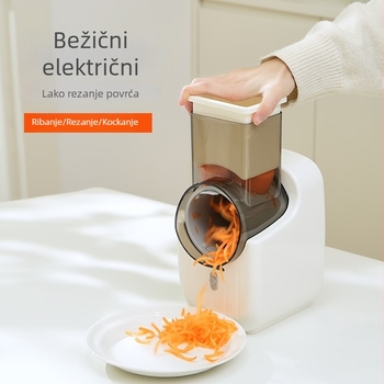 Višestruki električni rezač za povrće, prijenosni bežični automatski sječkač za krumpire