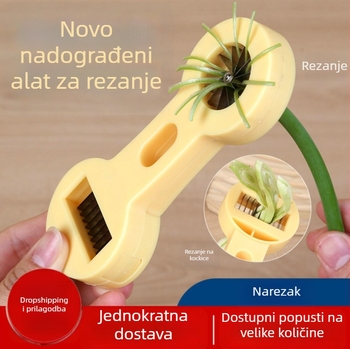 Višenamjenski kuhinjski rezač povrća s rezačem luka i rezačem za zelene mahune