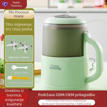Wanlida 800 ml mlin za suho i mokro mljevenje žitarica, kućna upotreba, s dva kompleta oštrica