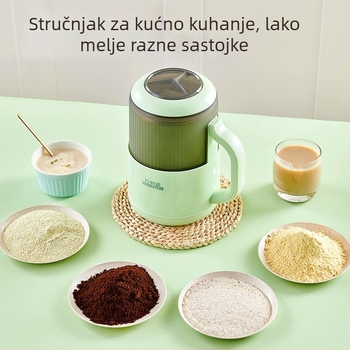 Wanlida 800 ml mlin za suho i mokro mljevenje žitarica, kućna upotreba, s dva kompleta oštrica
