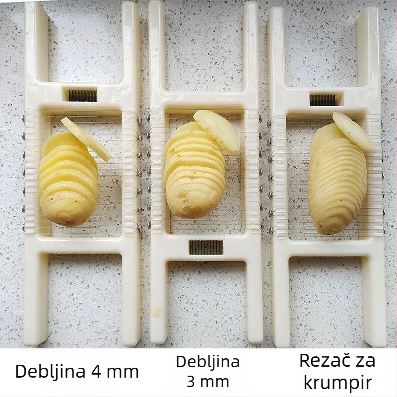 Višenamjenski rezač krumpira s čeličnim žičnim dijelom – sušenje i rezanje krumpira