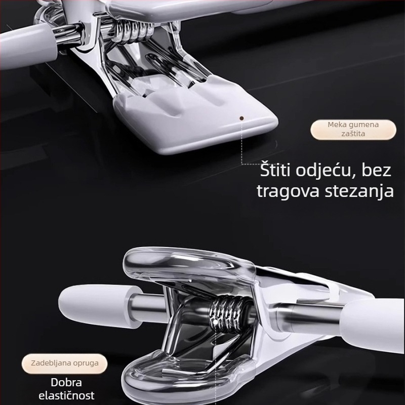 Držač hlača s klipom od nehrđajućeg čelika, protuklizni, bez ogrebotina, za kućnu upotrebu