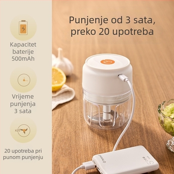 Moving Električni pritiskač za češnjak i mljevač češnjaka sa tri oštrice
