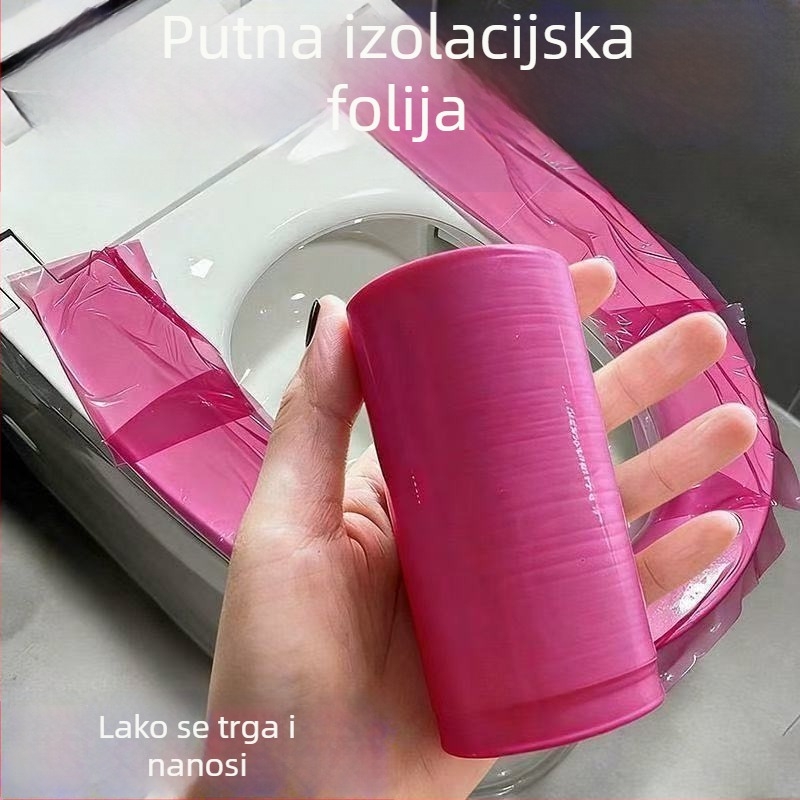 Jednokratna plava izolacijska membrana za dentalnu, hotel, WC i kupaonicu – tip s prekidom, bez ljepila, protiv prljavštine