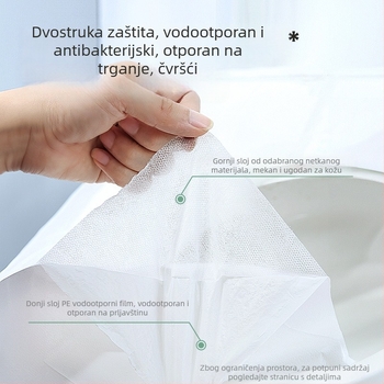 Leaf Selection Deyou jednokratno sterilizirane navlake za WC dasku, pojedinačno pakirane, deblje, potpuno pokrivene, za hotelsku upotrebu