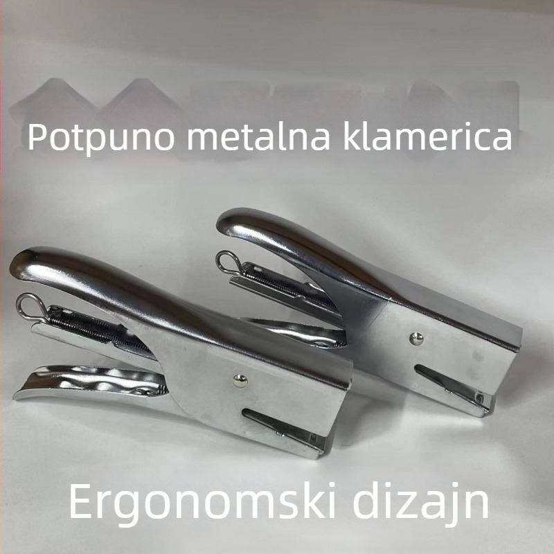 Ručni metalni spenjač — izdržljiv, lagan, za školu i ured