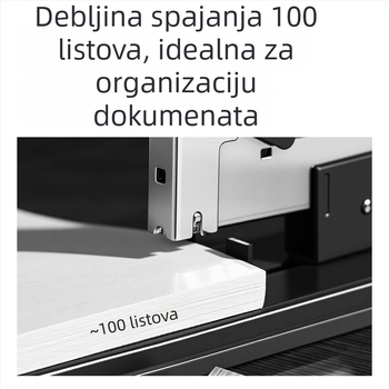 Deli Veliki Teški Spajalica za 100 Stranica