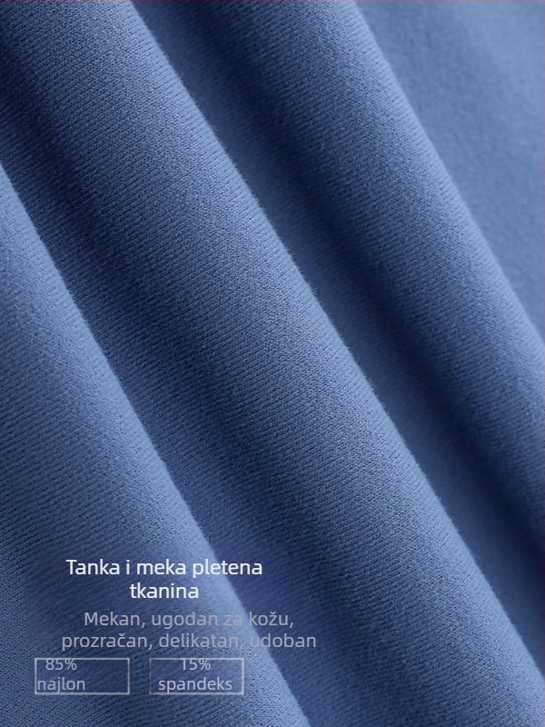 Ženski cropped top za jogu s kratkim rukavima, uski kroj, brzo suši, prozračan, okrugli izrez, materijal: najlon 85% / spandeks 15%
