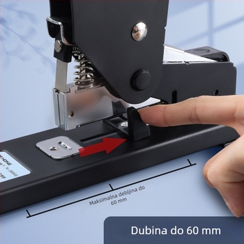 Dihong 0650 Teški spenjač za povezivanje do 120 listova, profesionalna uredska upotreba, kompatibilno s 23/13