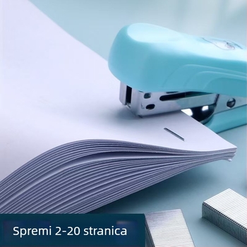 SBS91670 Mini spajalica za učenike, može spojiti do 12 stranica, kompaktno i prijenosno, br. 12
