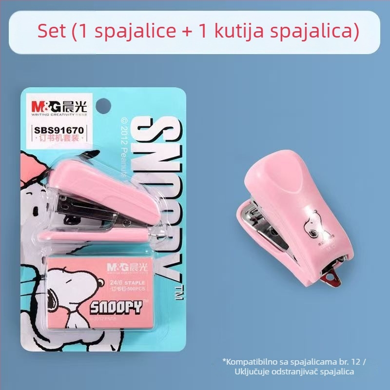 SBS91670 Mini spajalica za učenike, može spojiti do 12 stranica, kompaktno i prijenosno, br. 12