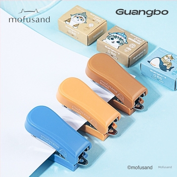 Guangbo GKC23003 Mini spajalica s preslatkim dizajnom ajkula-mačka, za školu i ured, s uklanjivačem spajalica