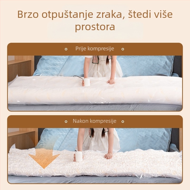 Storage Doctor vakuumska kompresijska vreća za latex madrac izuzetno velika za preseljenje i skladištenje deka i jastuka za kauč