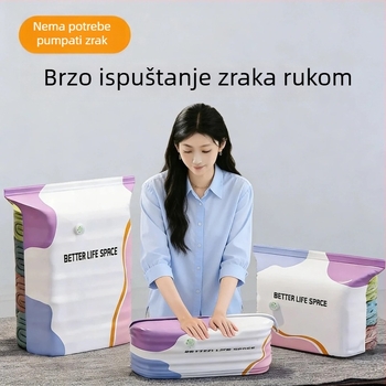 3D torba za skladištenje s kompresijom za sezonsku odjeću i deke – bez vakuuma