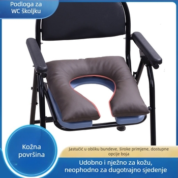 Udobna podloga za sjedalo zahoda za starije osobe, debela mekana elastična podloga za kolica