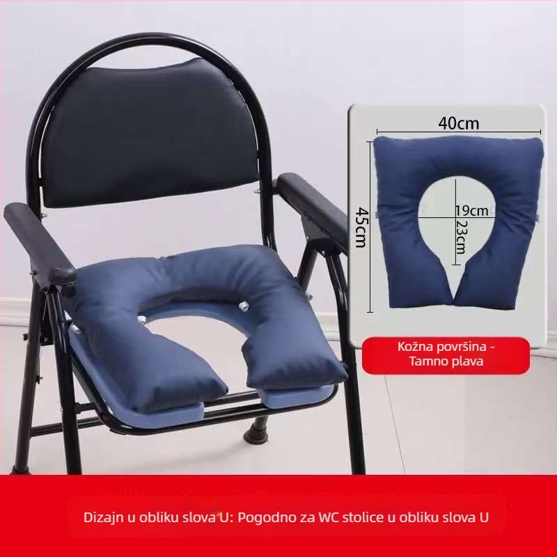 Udobna podloga za sjedalo zahoda za starije osobe, debela mekana elastična podloga za kolica