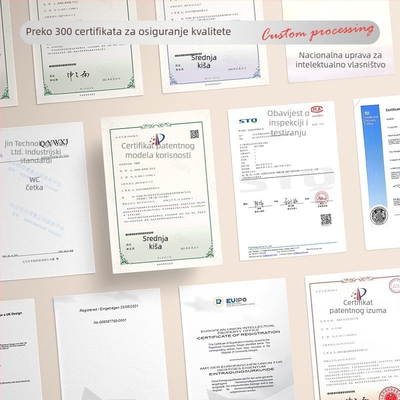 Zidna četka za WC od mekane gume, kućna upotreba, odvojiva, čišćenje bez mrtvih kutova