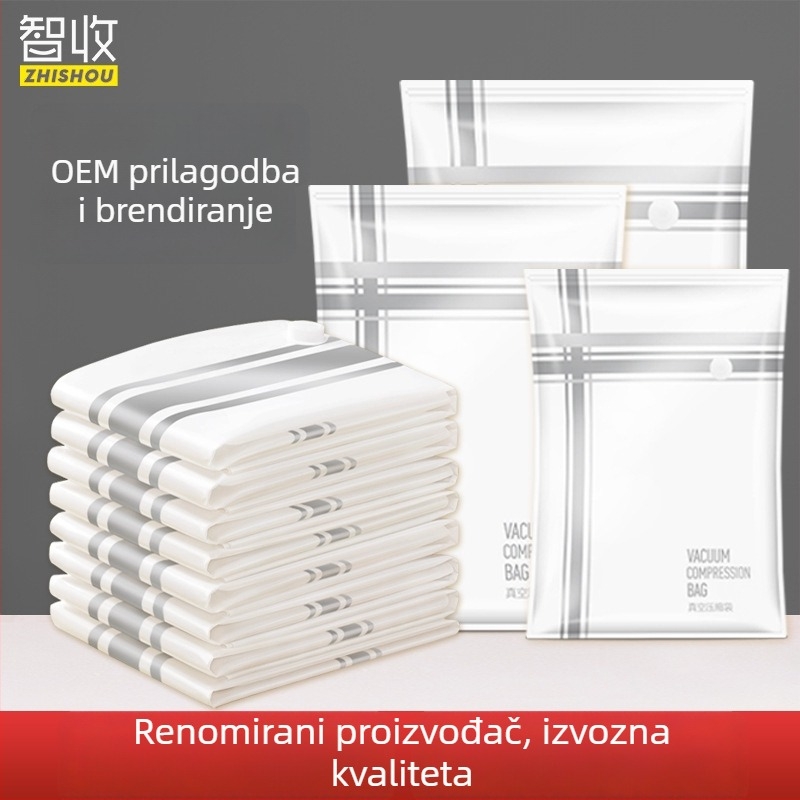 Vakuumske kompresijske vrećice za odjeću i deke — skladištenje kod kuće i na putovanjima