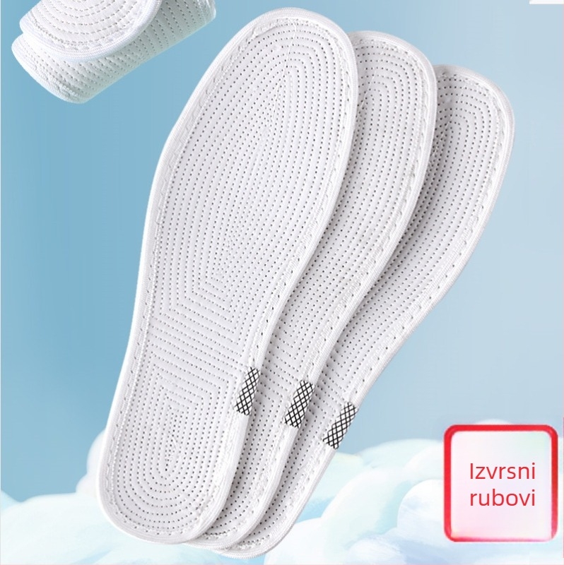 10-slojevna pamučna uloška za obuće, upija znoj, prozračna, unisex