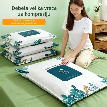 Vakuumske vreće za jorgane i odjeću, vreće za pohranu sa izvlačenjem zraka, extra velike