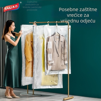 Vješena vakuumska vreća za odjeću – pohrana kaputa i jakni