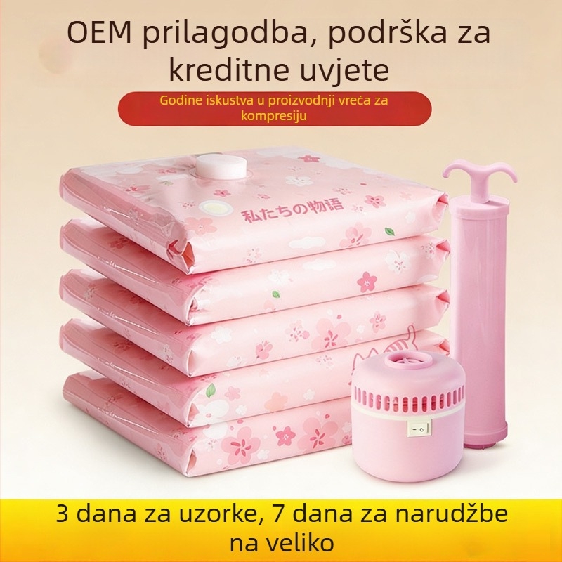 Prilagođene vakuumske vreće za odjeću, jorgan i perjane jakne — debele kompresijske vreće za kućnu upotrebu