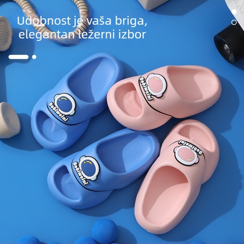 EVA dječje papuče za unutarnju uporabu s karikaturom, protuklizna đon, mekana podloga