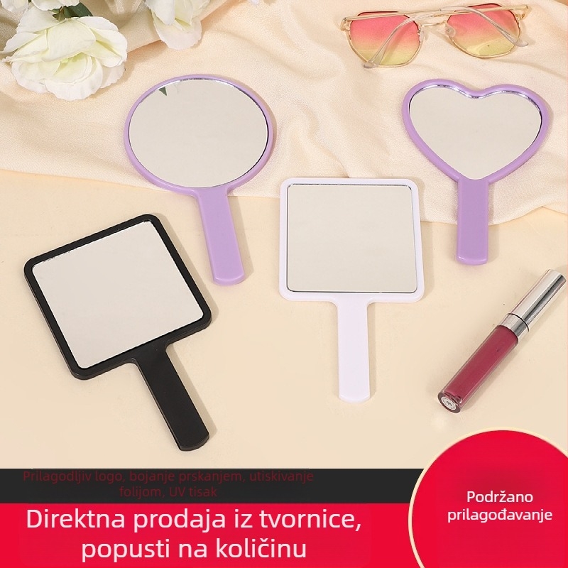 Ručni kozmetički ogledalo s otiskom logotipa za reklamu
