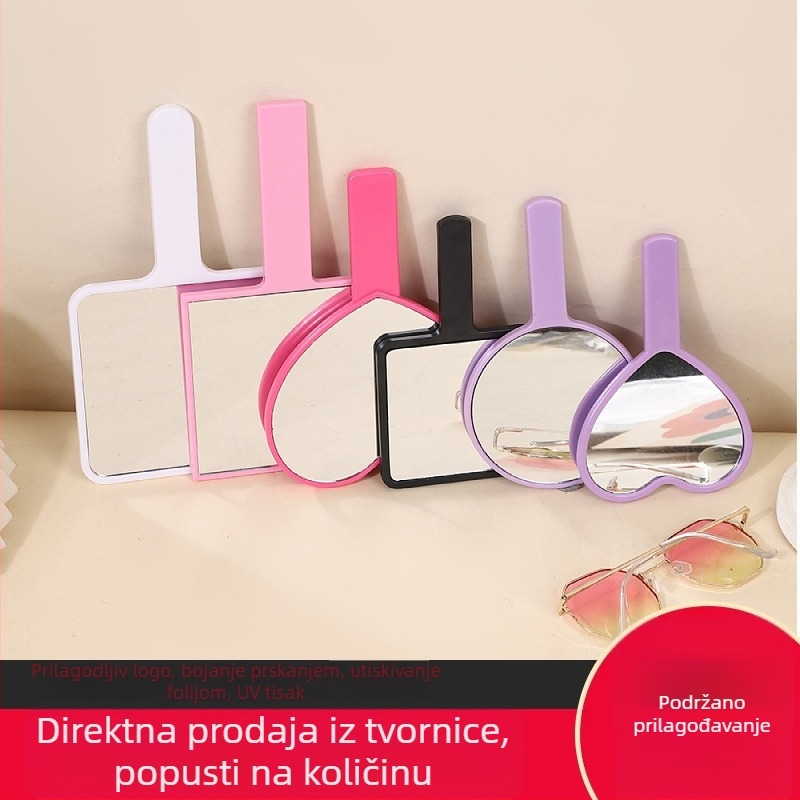 Ručni kozmetički ogledalo s otiskom logotipa za reklamu