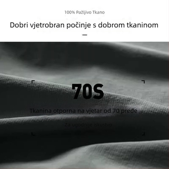 Muška lagana vjetrovka s kapuljom, sportski komad za proljeće, za trčanje i vožnju biciklom