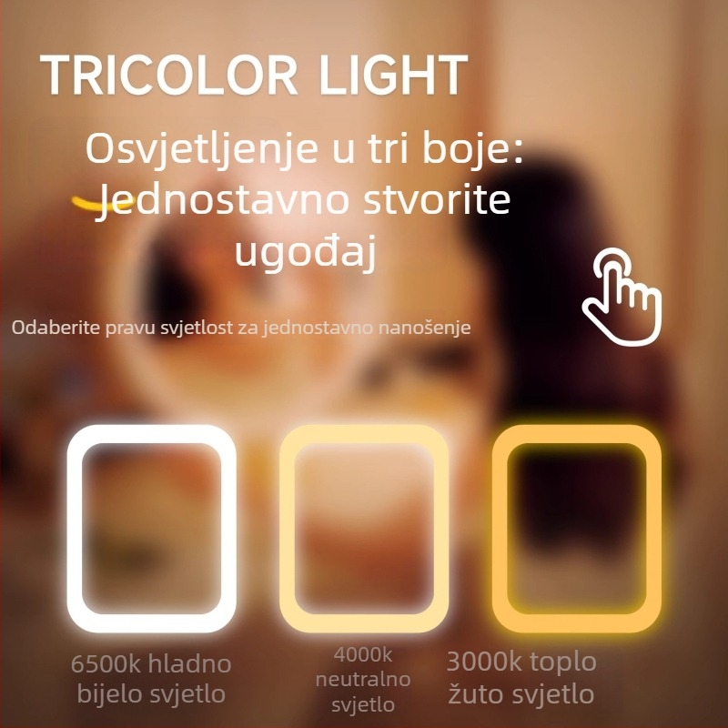 LED stolno pametno ogledalo za šminkanje sa rasvjetom