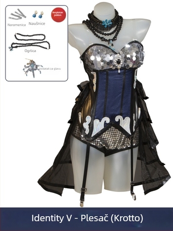Identity V cosplay kostim za plesačicu Crowt – anime igra, 2D ženski outfit