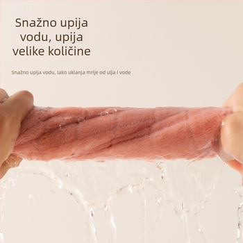 Velike i debele kuhinjske krpe za čišćenje posuđa i tava, ultra-fine vlakna, set od 6 komada