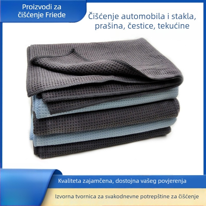 Mikrovlakna krpa za pranje automobila s ananasovim uzorkom, 80×60 cm, višenamjenska, upijajuća