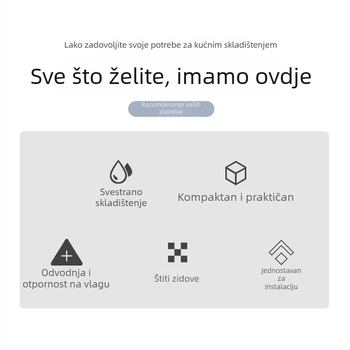 Plastični stalak za špongu u kuhinji – sušenje, bez bušenja, stolni organizator