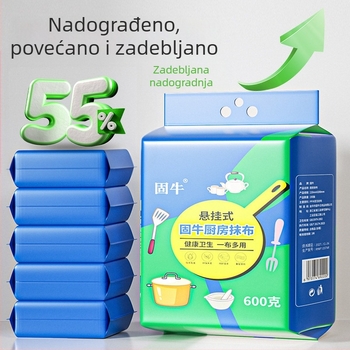Nova nadprosječna obiteljska set jednokratnih kuhinjskih krpa, apsorbirajuća i višenamjenska, extra velika, zgušana