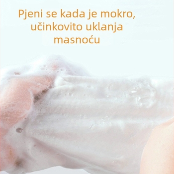 Krpa za pranje posuđa s integriranim sapunom, jednokratna pjena krpa za pranje posuđa, ekstra velika i debela kuhinjska krpa, vlažne maramice za kutiju za ručak