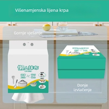 Viseće jednokratne kuhinjske papirnate krpe, dvostruko korištenje – mokro i suho, debele i upijajuće.