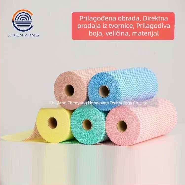 Krpa za suđe od bambusovih vlakana, jednokratna kuhinjska krpa, netkani materijal, 20×40 cm
